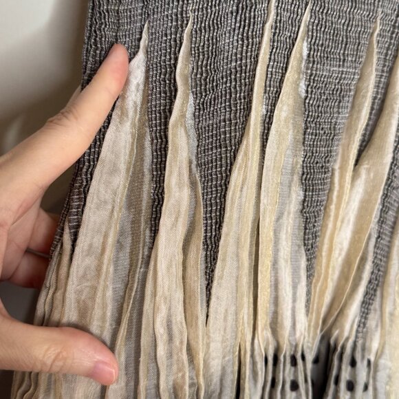 Shiny Beige Max Studio Sun Dress, One Size - Picture 16 of 16